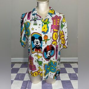 Disney commemorative 2024 collectible button down shirt